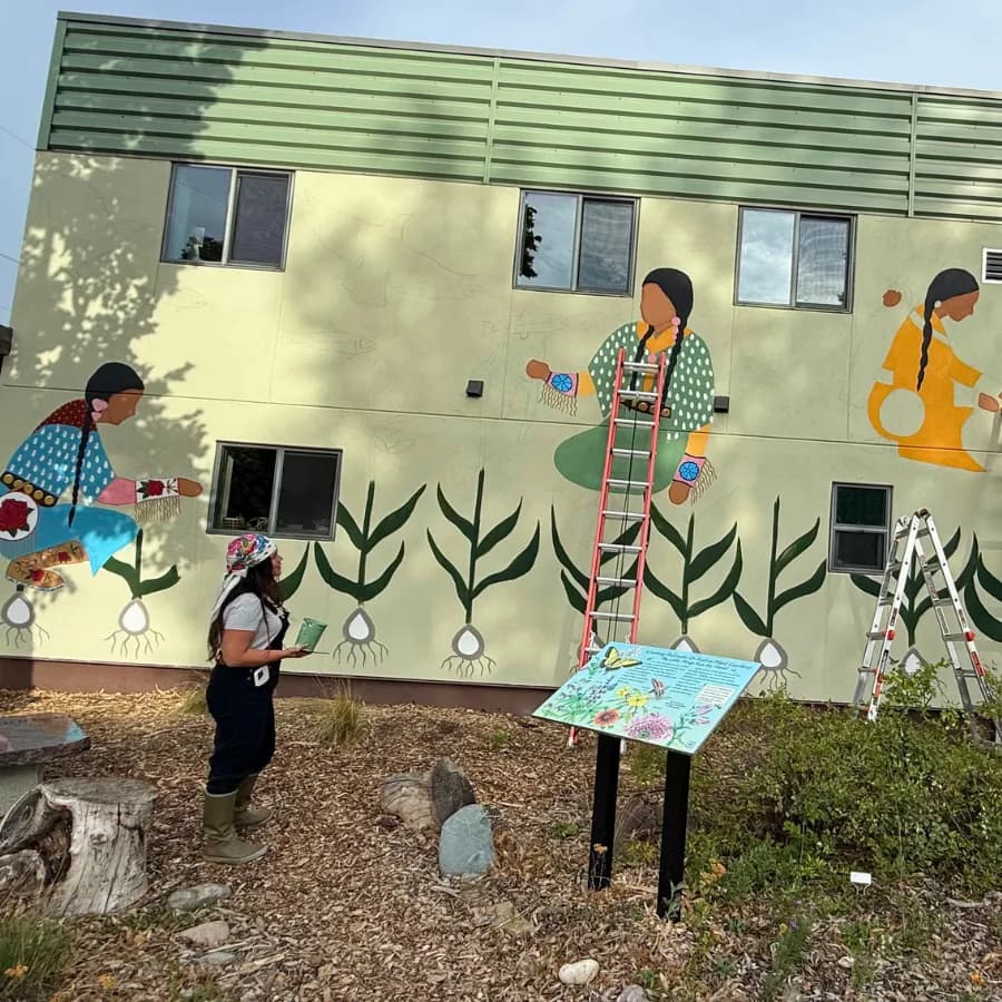 Mural Celebration! Camas Dig and Bake with Aspen and Cameron Decker