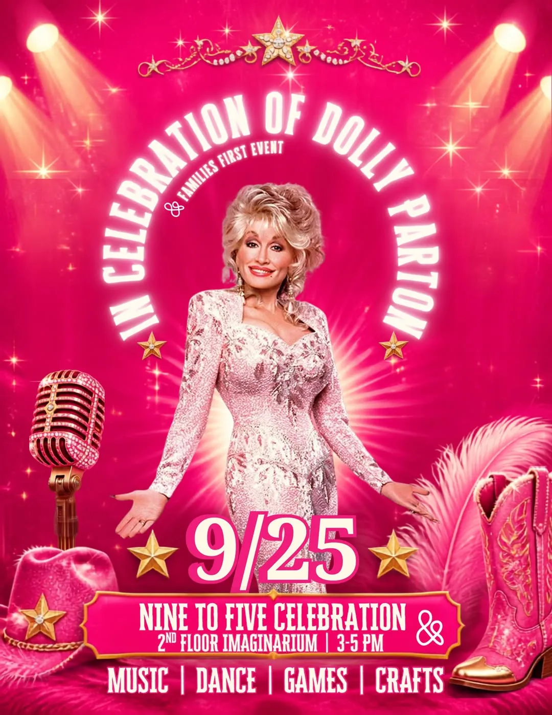 Dolly Parton inspired Nine to Five Celebration
