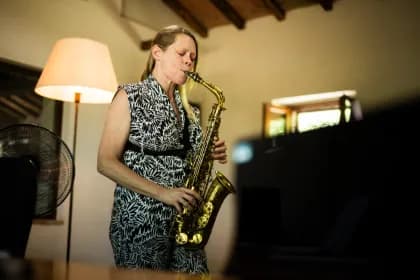 Carolne Davis solo and Naom Moon Siegel