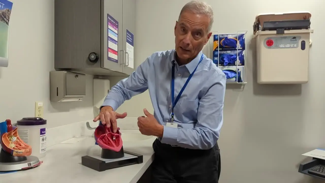 Dr. Robert Terry demonstrates TriClip procedure