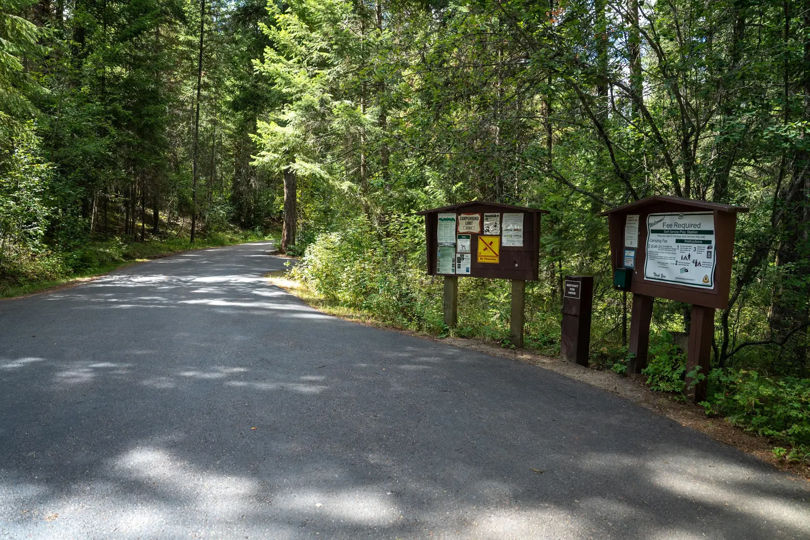 Image of the Lolo Creek Campground, Montana.