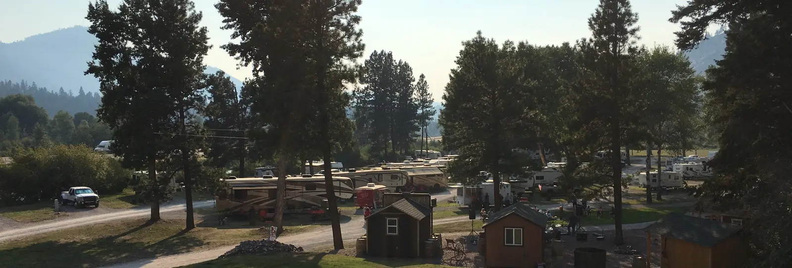 Bearmouth RV Park in Summertime