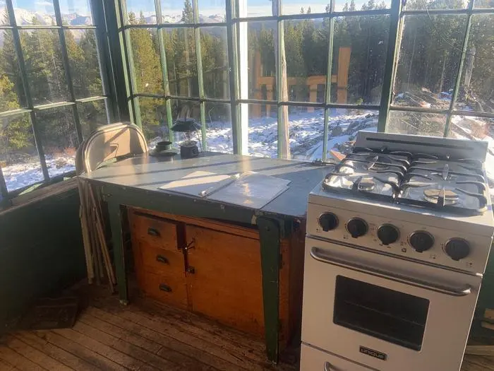 Photos of the West Fork Butte Lookout, Montana.