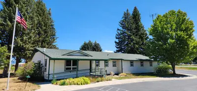 Photo from fs.usda.gov View of the Stevensville Ranger District office from the outside.
