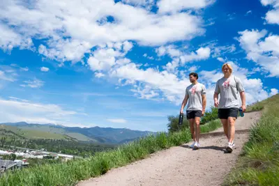 Photo from umt.edu m trail hikers