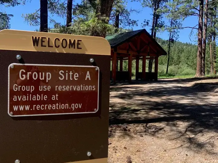 Pattee Site 1a Sign and PavillionPattee Reservable Sign and Pavillion