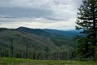 USFS Trail 98, Reservation Divide