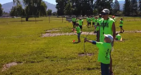 Image of Kids Learning Archery