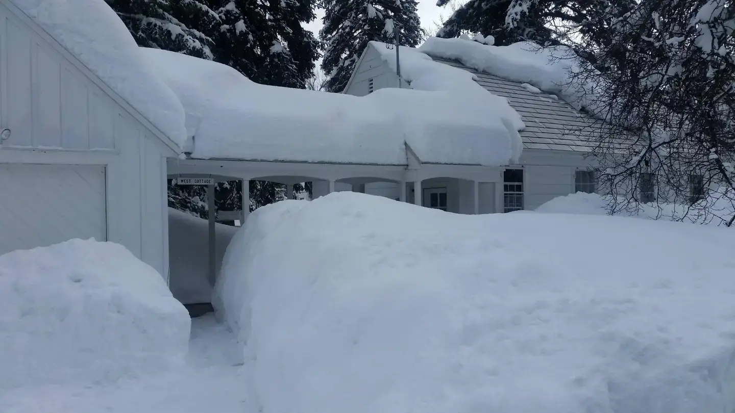 Savenac West Cottage winter.Savenac West Cottage
