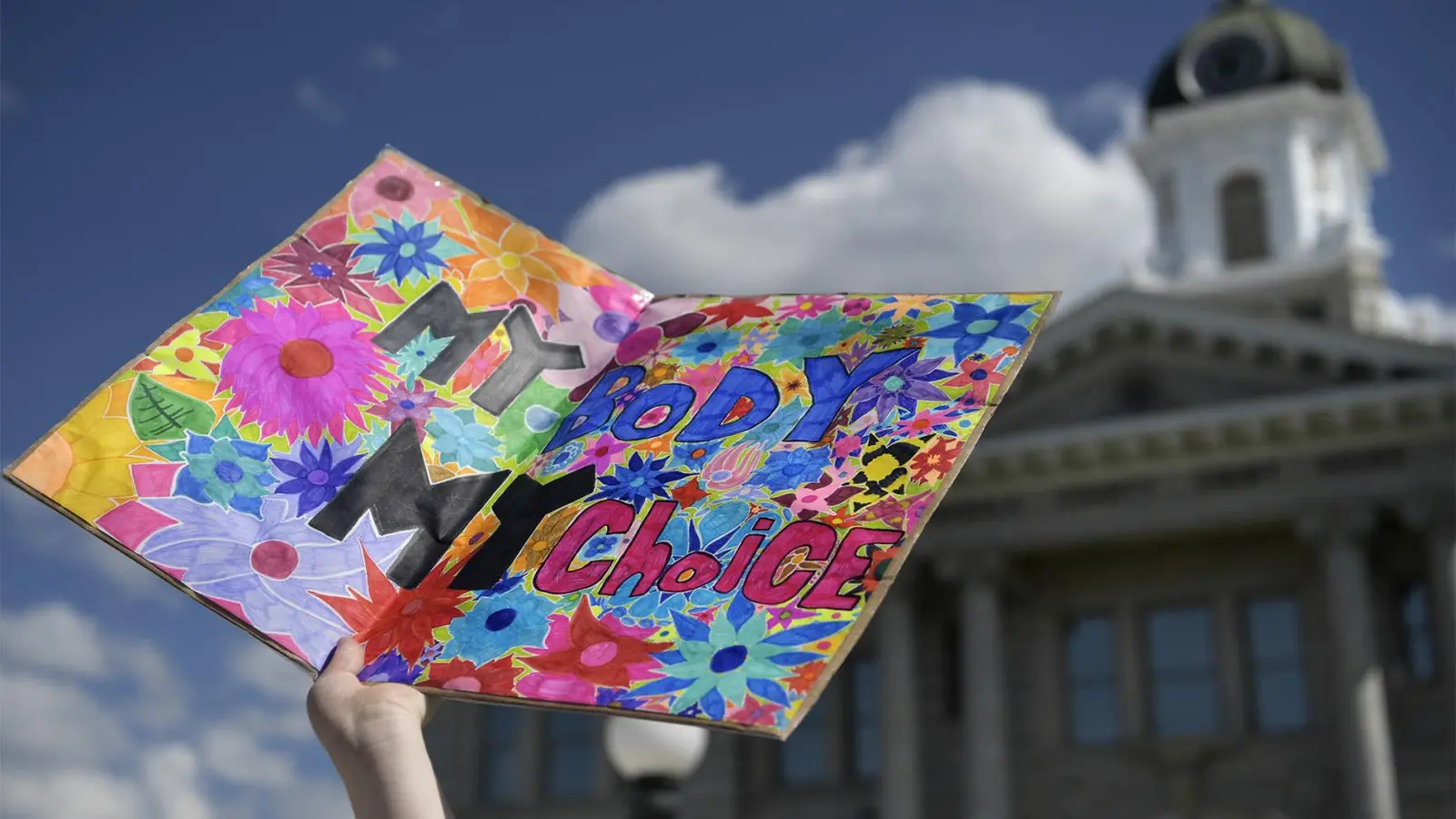 Missoula high school students stage abortion rights protest