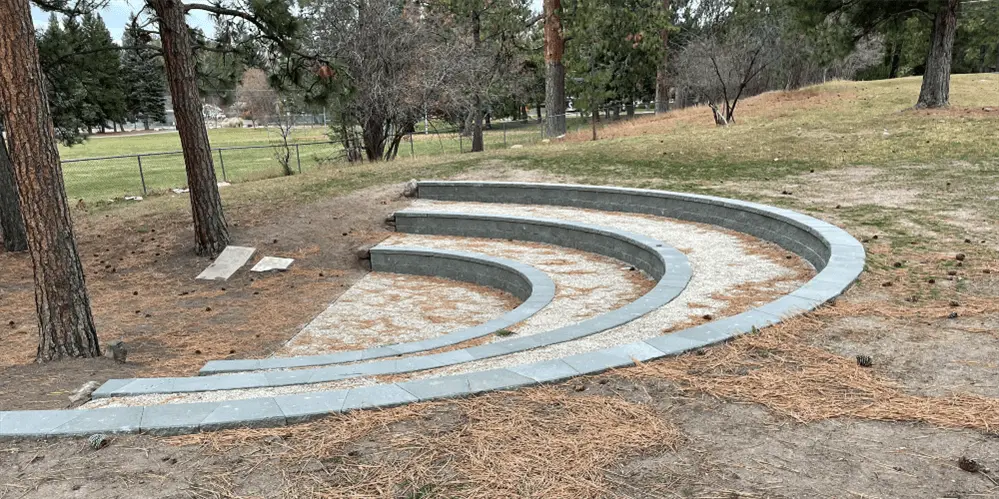 Rattlesnake Outdoor Classroom with tiered seating