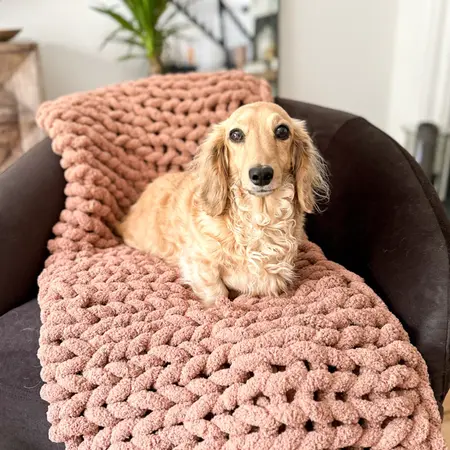Chunky Knit Blanket