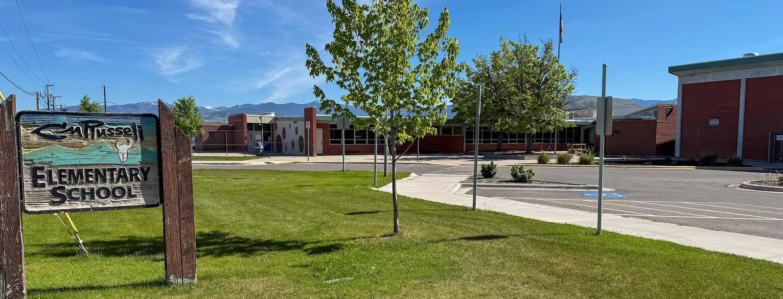 Russell Elementary from Russell Street