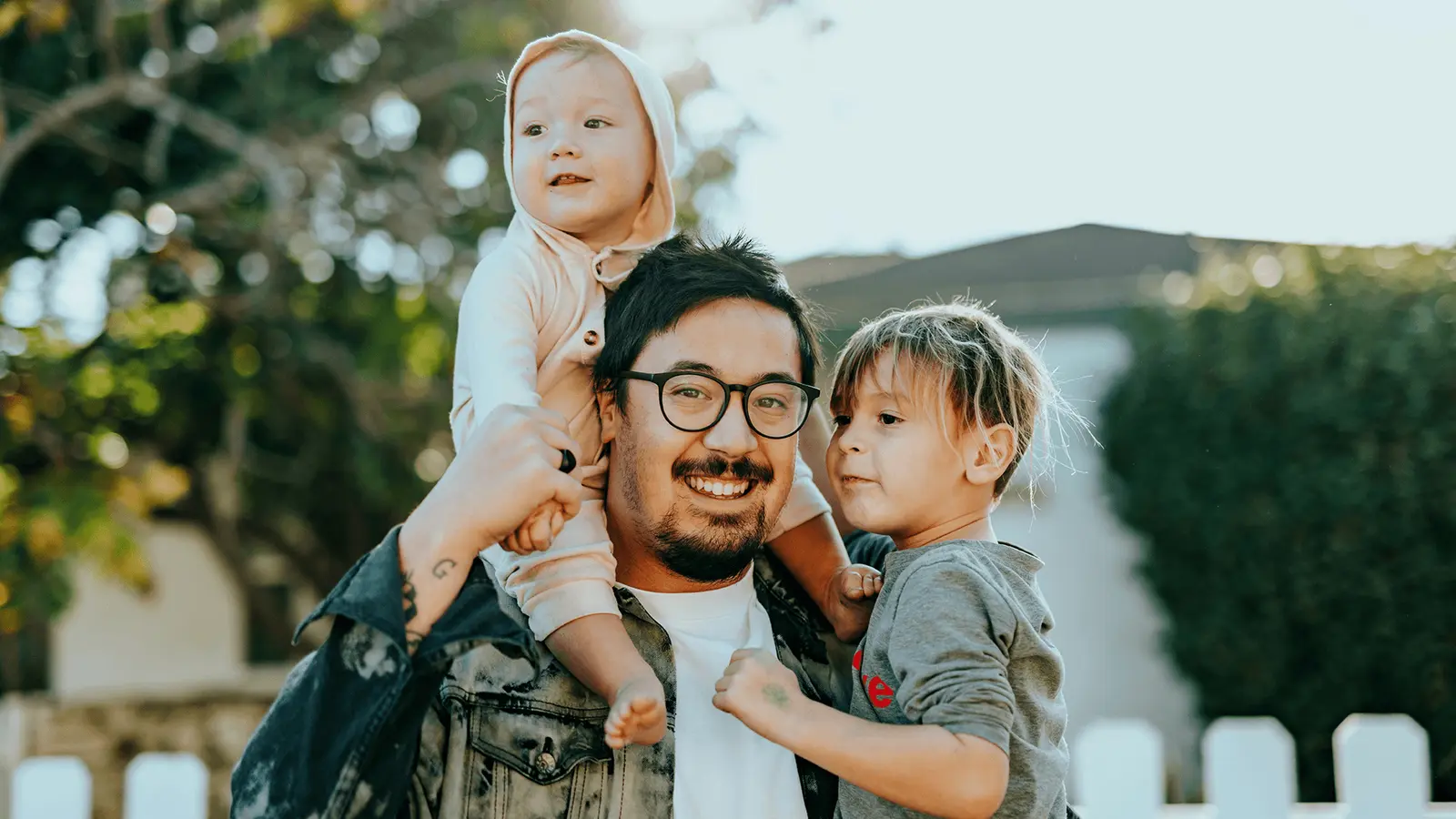 Dad and Kids