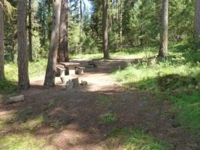 Lake Inez Group CampsiteLake Inez Campground Group Campsite. The trees provide a shaded spot to cool off in the winter.