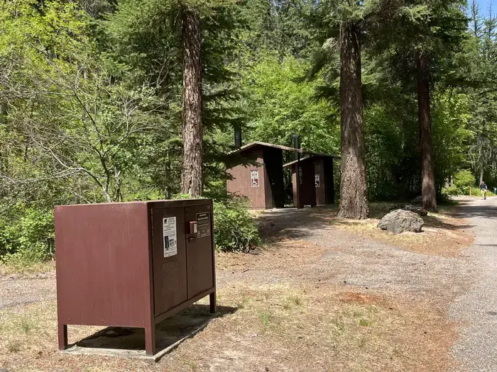 Cascade Campground 2Food storage container and SST's.