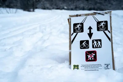 Photo from fs.usda.gov Image of the Nordic Ski Trails at the Rattlesnake National Recreation Area.