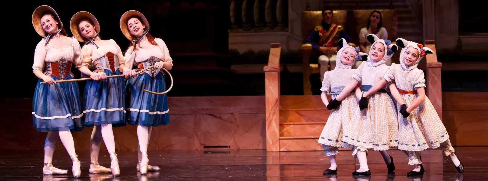 Contact the Garden City Ballet page - dancers on stage