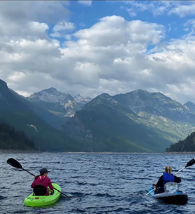 kayaking on Lake Como