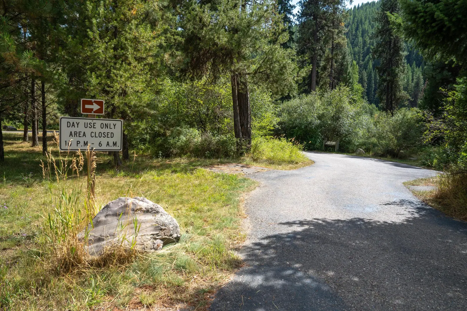 Image of the Lolo Creek picnic and day use area on the Lolo National Forest.