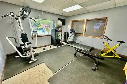 A picture of our fitness room at Granite Peak RV Resort