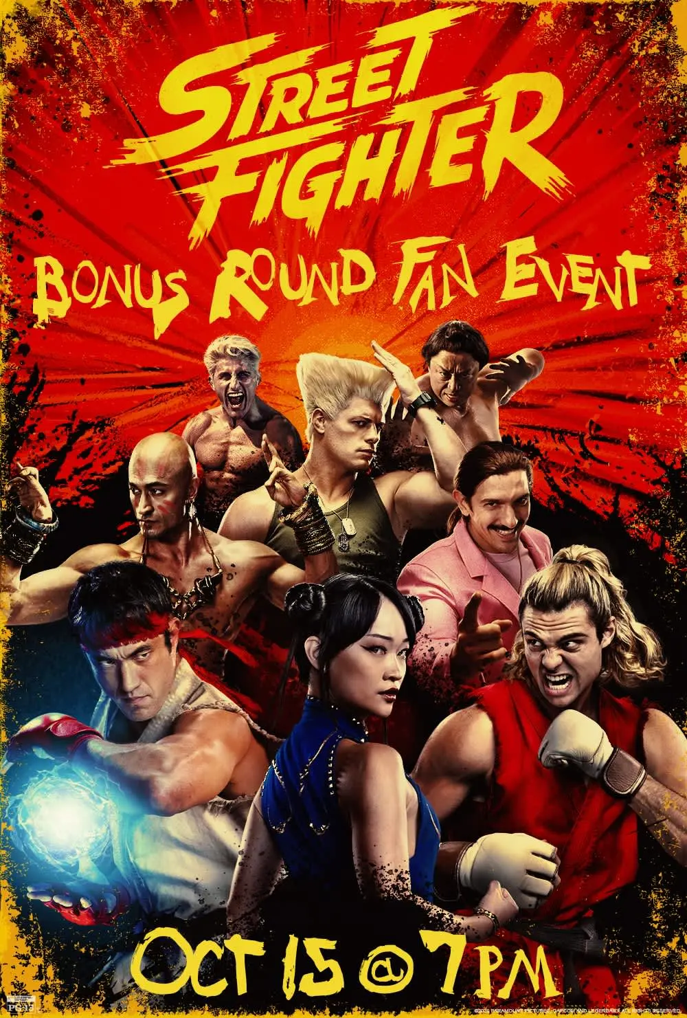 Poster for Street Fighter: Bonus Round Fan Event