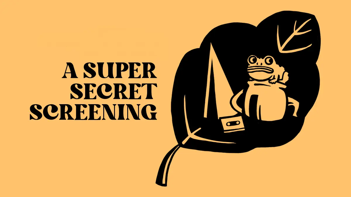 Poster for A Super Secret Screening