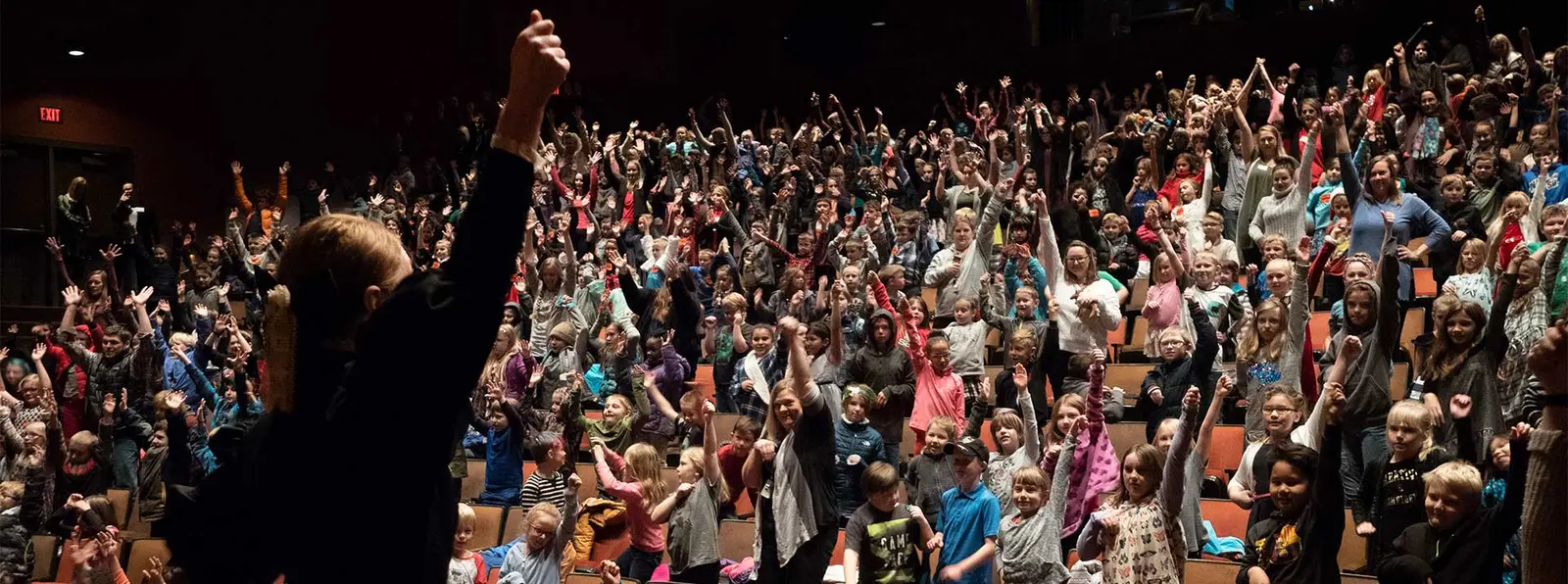 School Show - Garden City Ballet - dancer and crowd