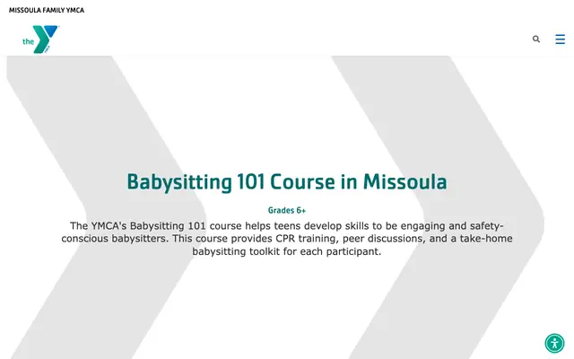 Screenshot of ymcamissoula.org