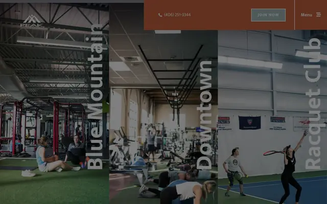 Screenshot of peakmissoula.com