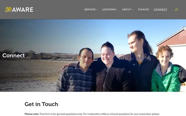 Screenshot of aware-inc.org