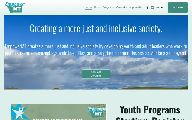 Screenshot of empowermt.org