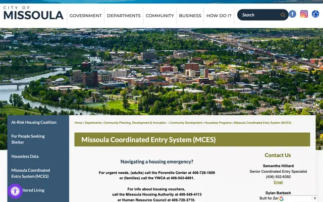 Screenshot of ci.missoula.mt.us