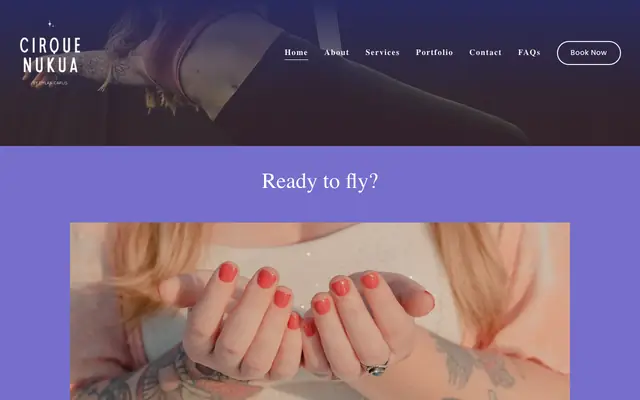 Screenshot of cirquenukua.com