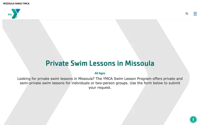 Screenshot of ymcamissoula.org