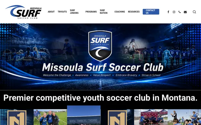 Screenshot of missoulasurf.com