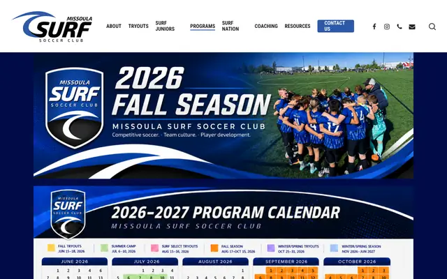 Screenshot of missoulasurf.com