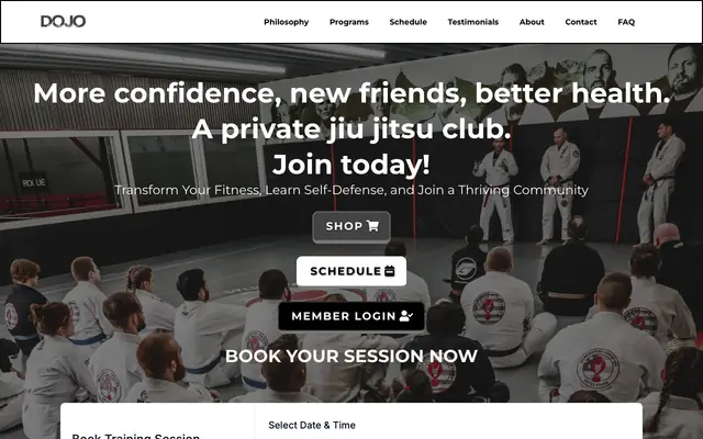 Screenshot of dojousa.co