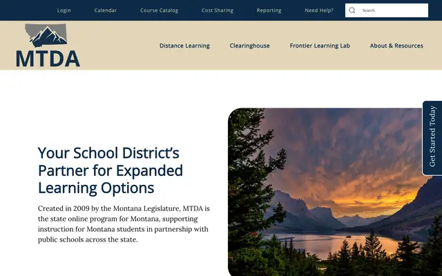 Screenshot of montanadigitalacademy.org