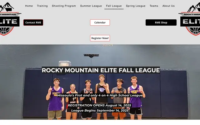 Screenshot of rockymountainelite.com
