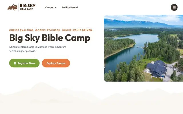 Screenshot of bigskybiblecamp.org