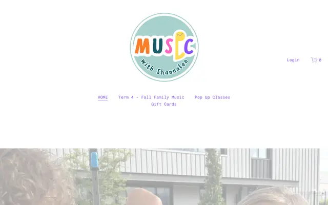 Screenshot of musicwithshannalee.com