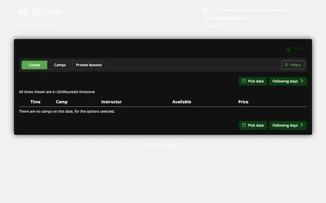 Screenshot of bookeo.com