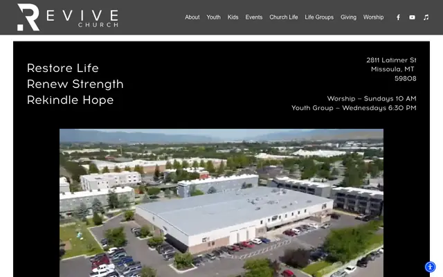 Screenshot of revivemso.org