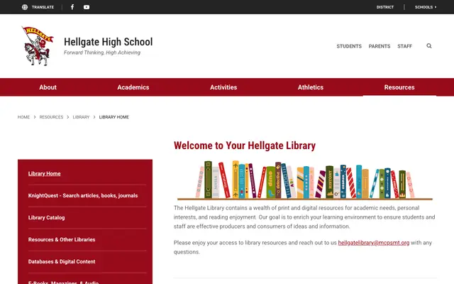 Screenshot of hellgate.mcpsmt.org