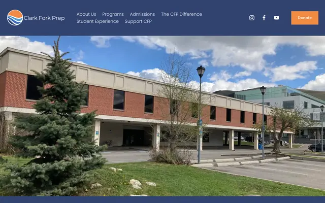 Screenshot of clarkforkprep.org