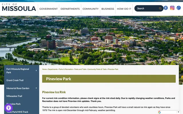 Screenshot of ci.missoula.mt.us
