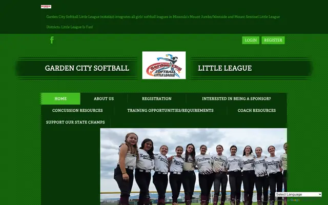 Screenshot of gcsll.org