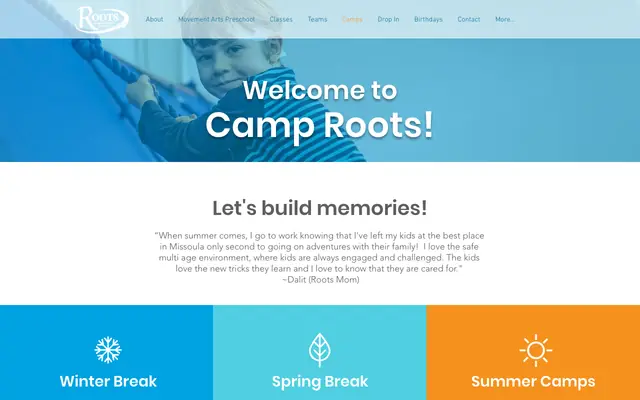 Screenshot of rootsmissoula.com