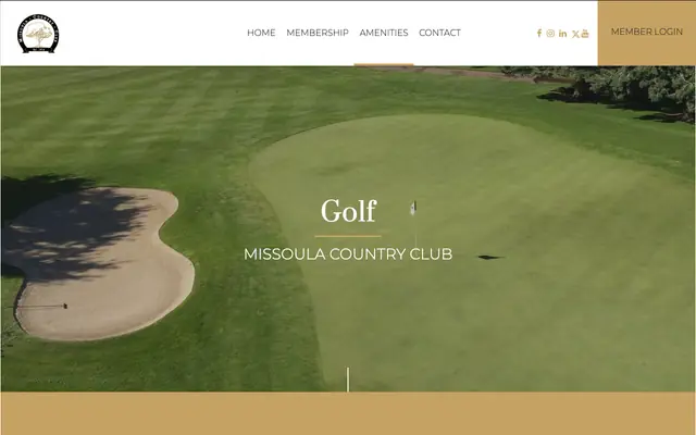 Screenshot of missoulacountryclub.com